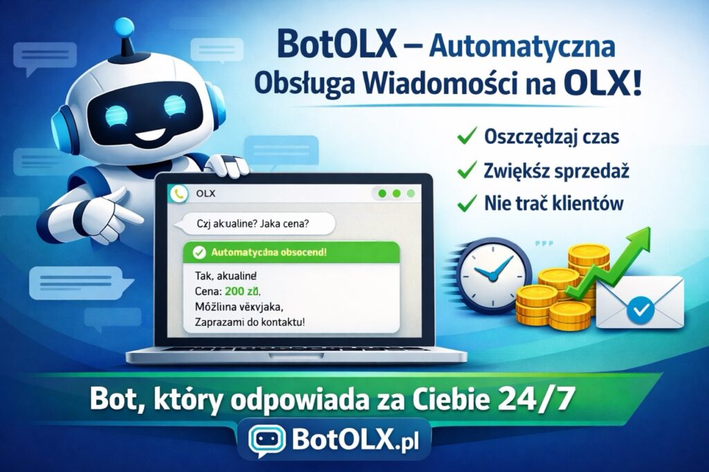 🤖 BotOLX – automatyczna obsługa wiadomości na OLX, która realnie zwiększa sprzedaż